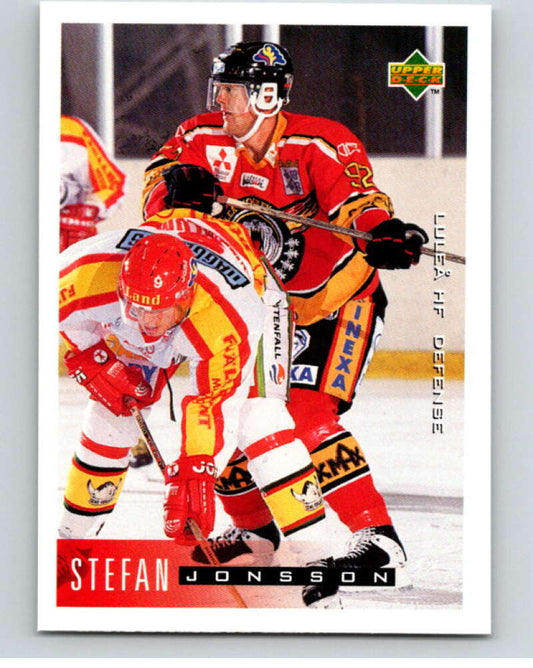 1995-96 Swedish Upper Deck #121 Stefan Jonsson V80204 Image 1