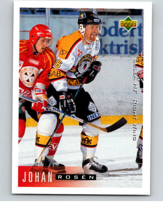 1995-96 Swedish Upper Deck #132 Johan Rosen V80218 Image 1