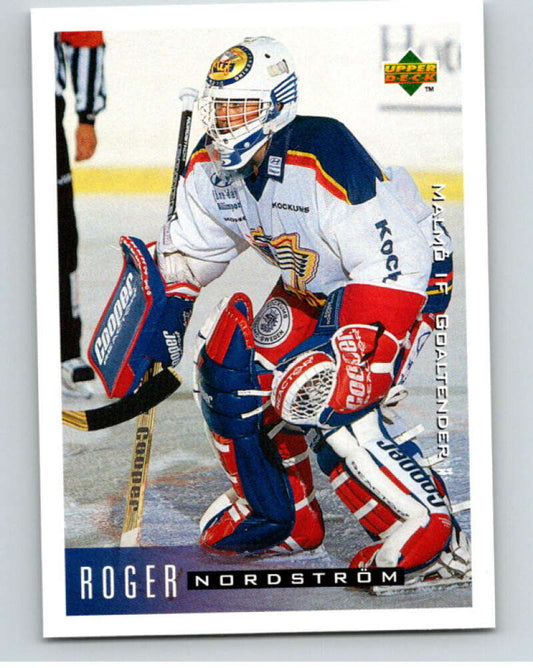 1995-96 Swedish Upper Deck #133 Roger Nordstrom V80219 Image 1