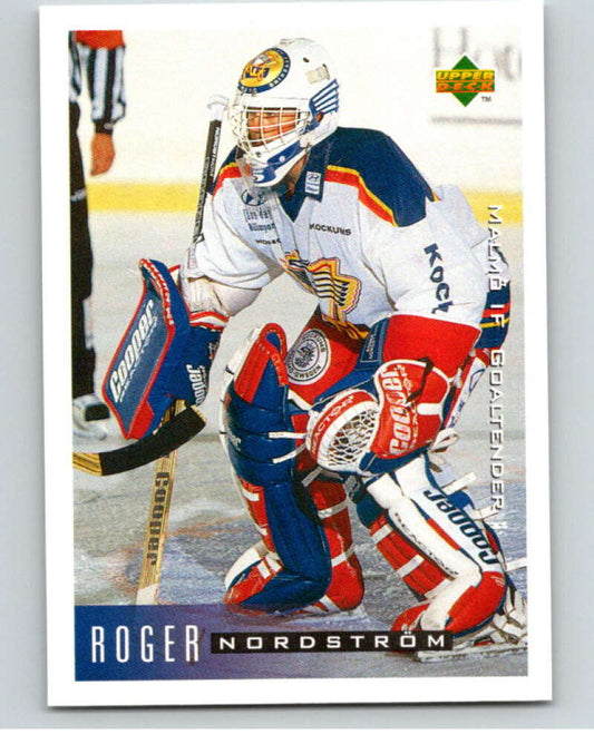 1995-96 Swedish Upper Deck #133 Roger Nordstrom V80220 Image 1