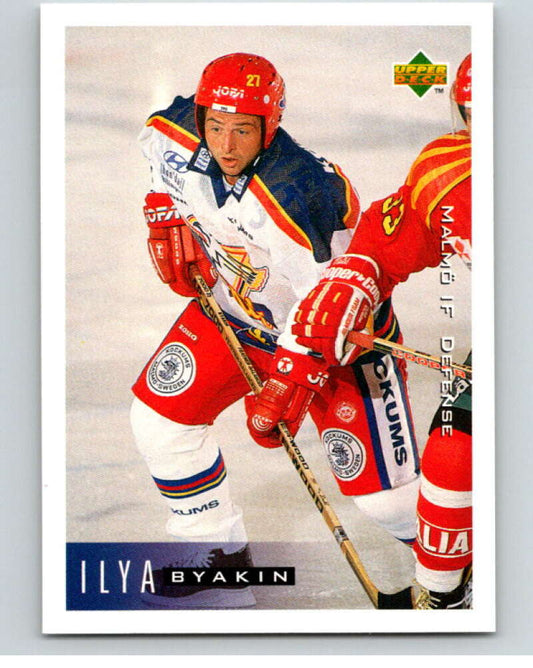 1995-96 Swedish Upper Deck #136 Ilya Byakin V80225 Image 1