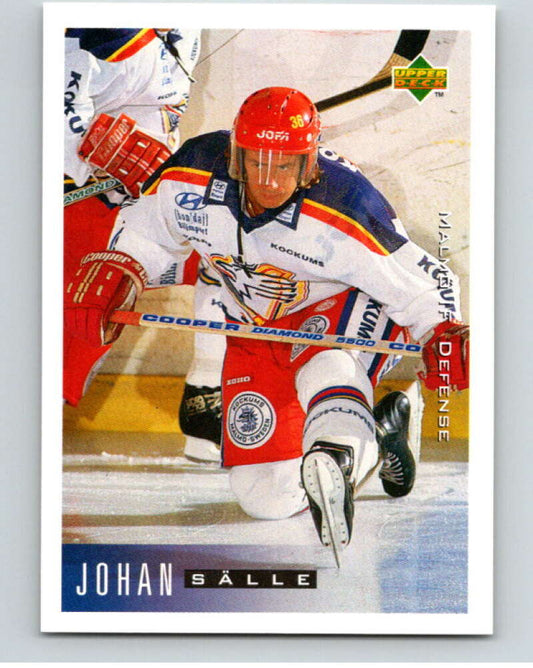 1995-96 Swedish Upper Deck #137 Johan Salle V80227 Image 1