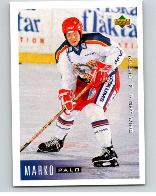 1995-96 Swedish Upper Deck #140 Marko Palo V80229 Image 1