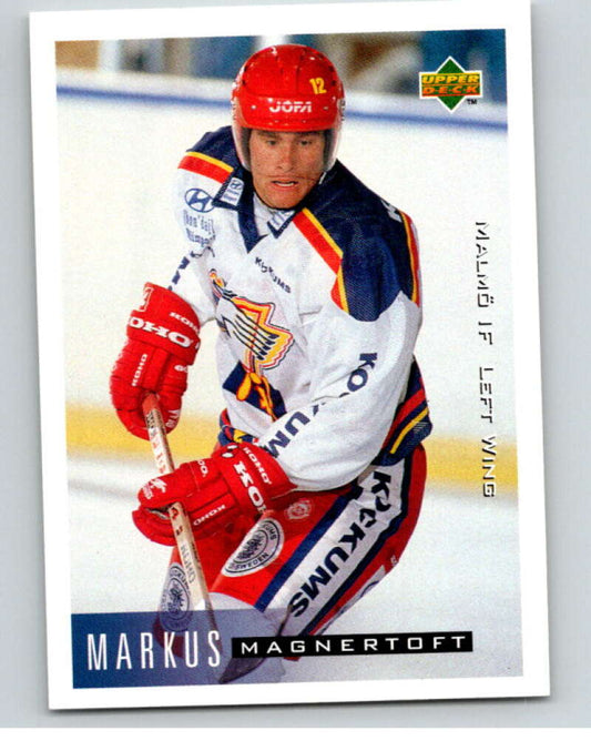 1995-96 Swedish Upper Deck #143 Markus Magnertoft V80235 Image 1