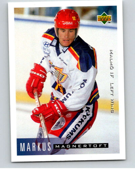 1995-96 Swedish Upper Deck #143 Markus Magnertoft V80236 Image 1