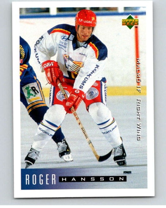1995-96 Swedish Upper Deck #144 Roger Hansson V80238 Image 1