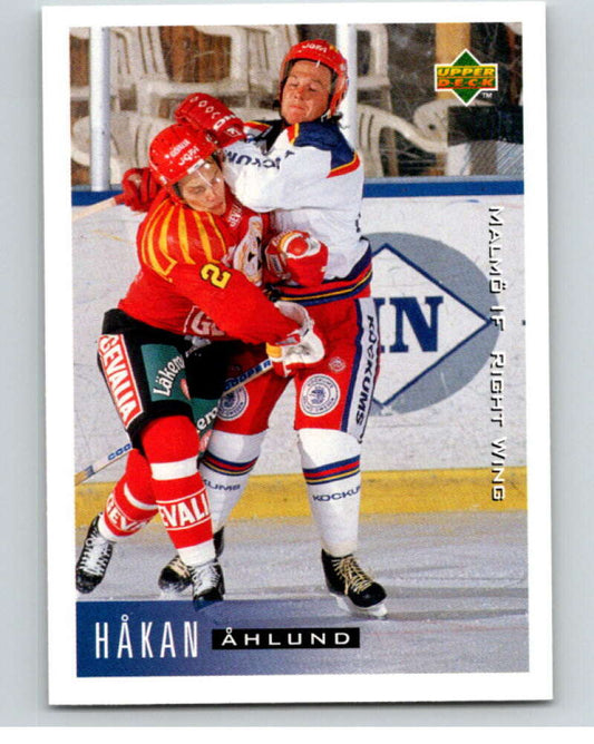 1995-96 Swedish Upper Deck #148 Hakan Ahlund V80245 Image 1