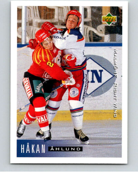 1995-96 Swedish Upper Deck #148 Hakan Ahlund V80246 Image 1