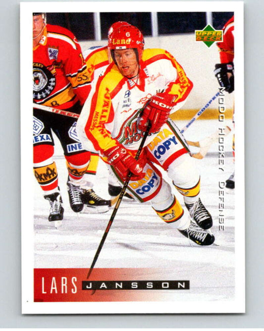 1995-96 Swedish Upper Deck #154 Lars Jansson V80256 Image 1