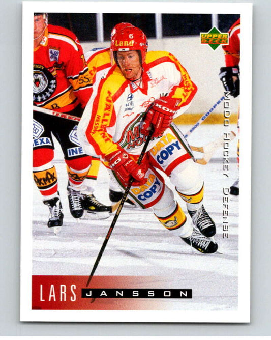 1995-96 Swedish Upper Deck #154 Lars Jansson V80257 Image 1
