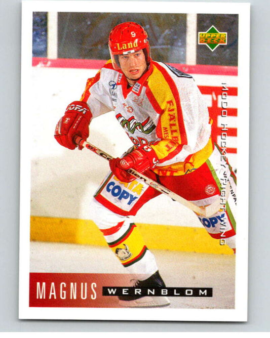 1995-96 Swedish Upper Deck #160 Magnus Wernblom V80264 Image 1