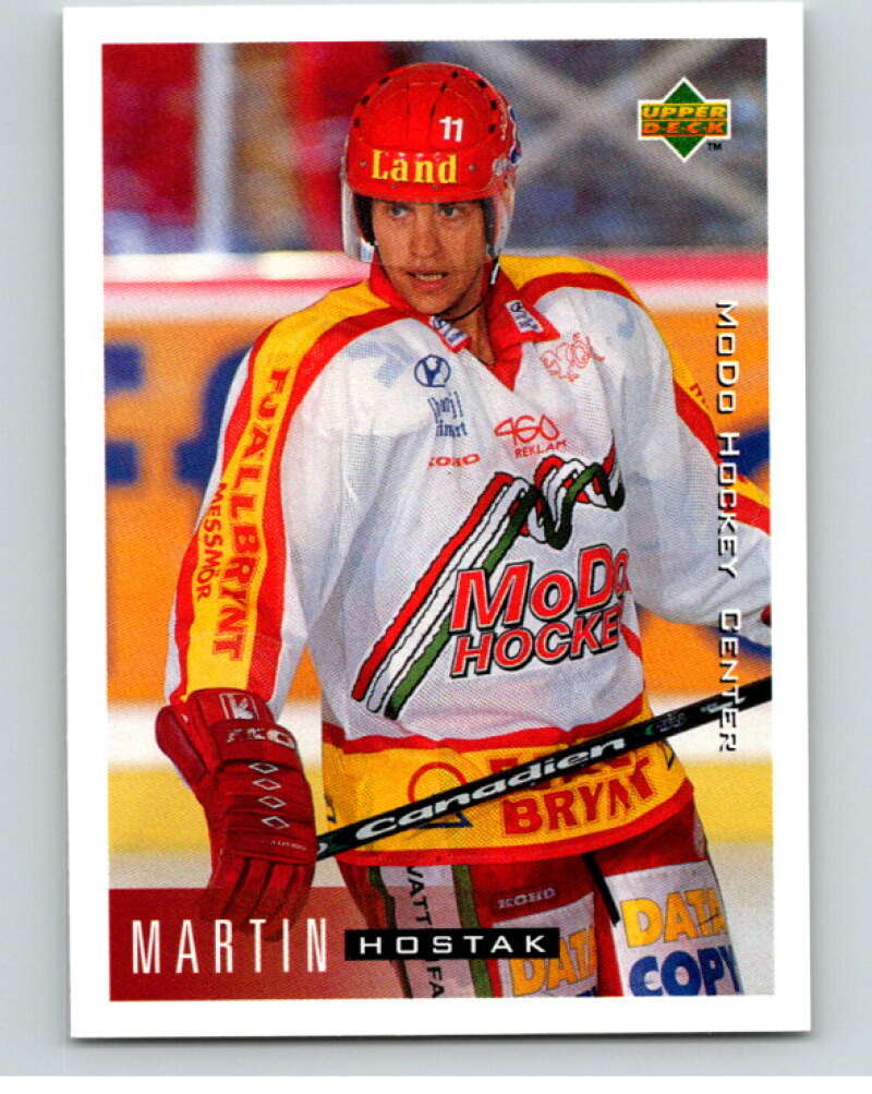 1995-96 Swedish Upper Deck #162 Martin Hostak V80269 Image 1