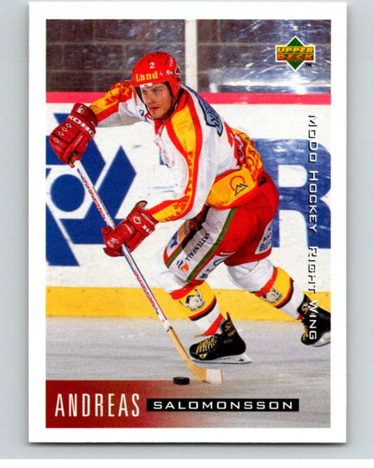 1995-96 Swedish Upper Deck #167 Andreas Salomonsson V80279 Image 1