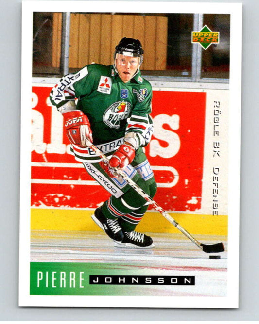 1995-96 Swedish Upper Deck #172 Pierre Johnsson V80287 Image 1