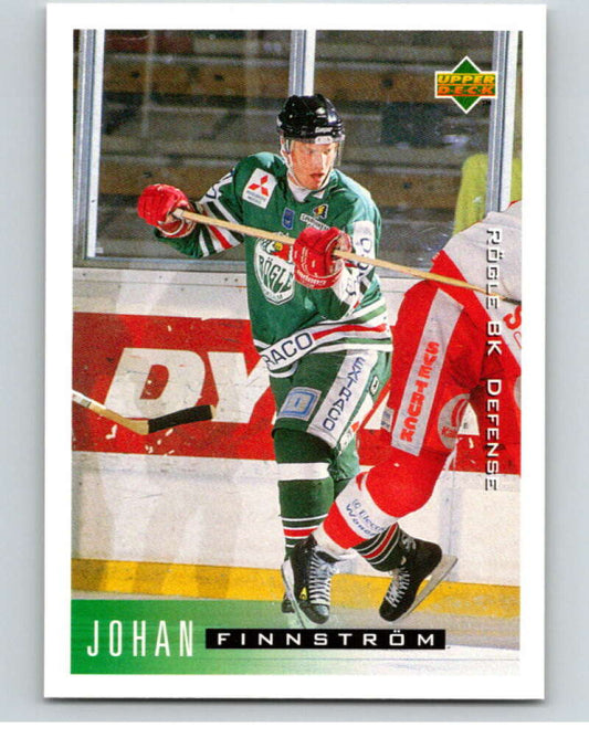 1995-96 Swedish Upper Deck #173 Johan Finnstrom V80289 Image 1
