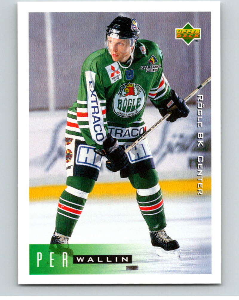 1995-96 Swedish Upper Deck #177 Per Wallin V80296 Image 1