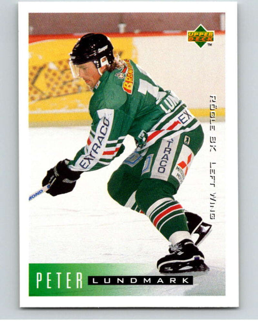 1995-96 Swedish Upper Deck #178 Peter Lundmark V80297 Image 1