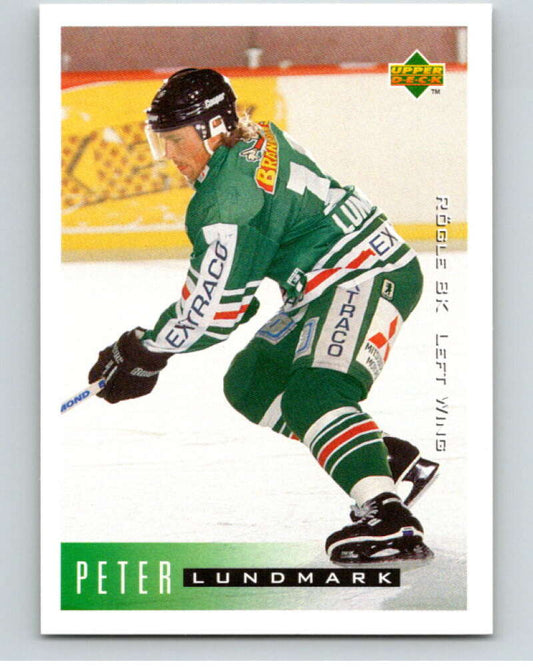 1995-96 Swedish Upper Deck #178 Peter Lundmark V80298 Image 1