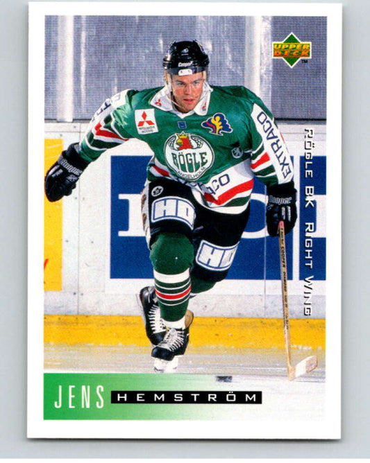 1995-96 Swedish Upper Deck #181 Jens Hemstrom V80302 Image 1