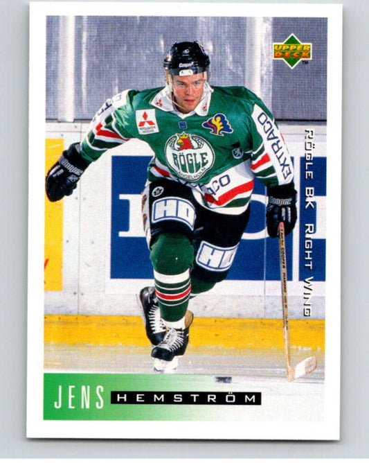 1995-96 Swedish Upper Deck #181 Jens Hemstrom V80304 Image 1