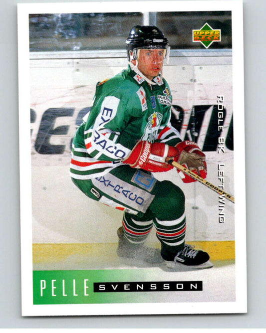 1995-96 Swedish Upper Deck #182 Pelle Svensson V80306 Image 1