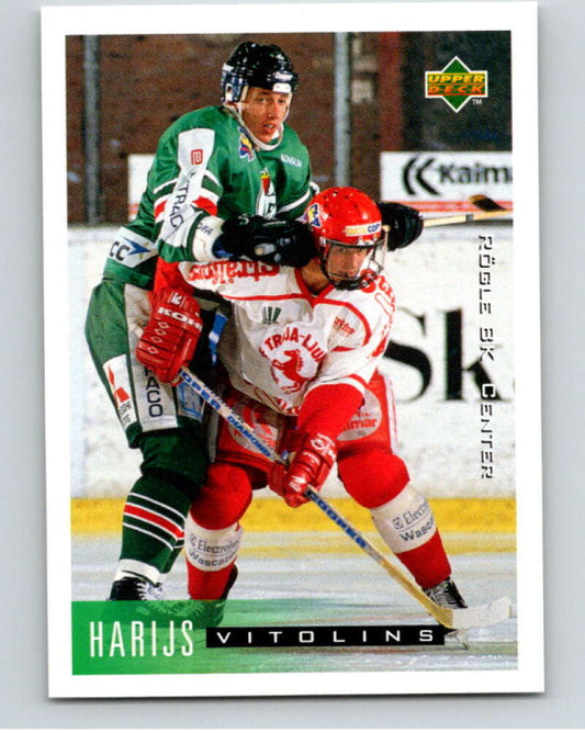 1995-96 Swedish Upper Deck #183 Harijs Vitolins V80308 Image 1