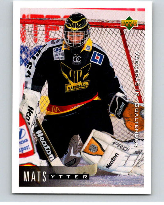 1995-96 Swedish Upper Deck #186 Mats Ytter V80310 Image 1