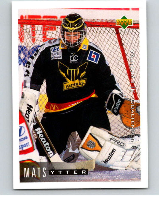 1995-96 Swedish Upper Deck #186 Mats Ytter V80311 Image 1