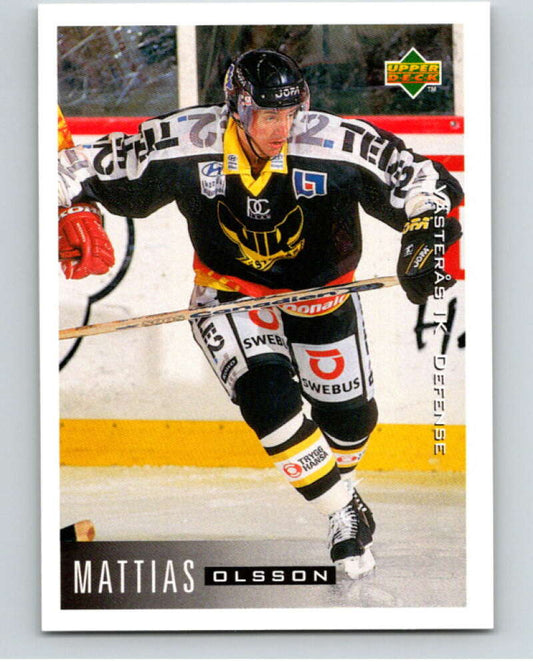 1995-96 Swedish Upper Deck #191 Mattias Olsson V80320 Image 1