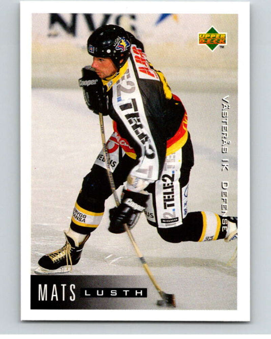 1995-96 Swedish Upper Deck #192 Mats Lusth V80321 Image 1