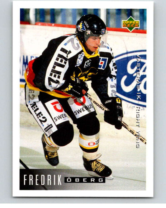 1995-96 Swedish Upper Deck #193 Fredrik Oberg V80322 Image 1