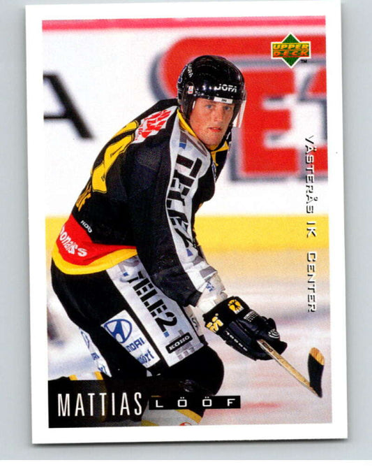 1995-96 Swedish Upper Deck #198 Mattias Loof V80332 Image 1