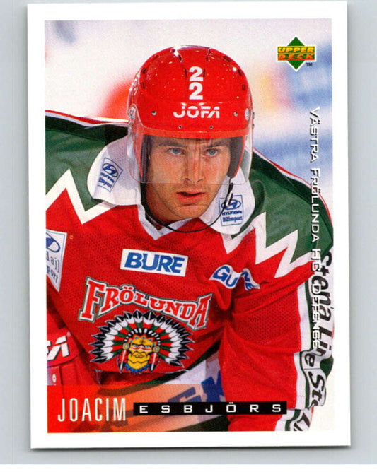 1995-96 Swedish Upper Deck #205 Joachim Esbjors V80346 Image 1