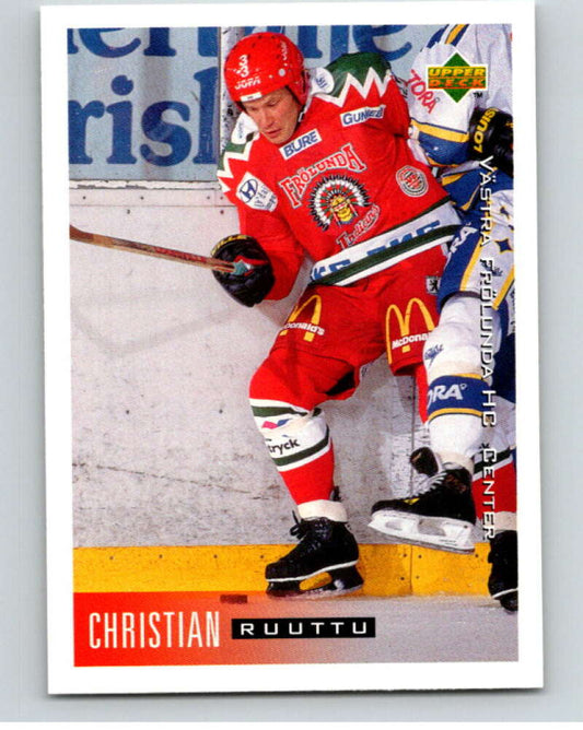 1995-96 Swedish Upper Deck #210 Christian Ruuttu V80350 Image 1