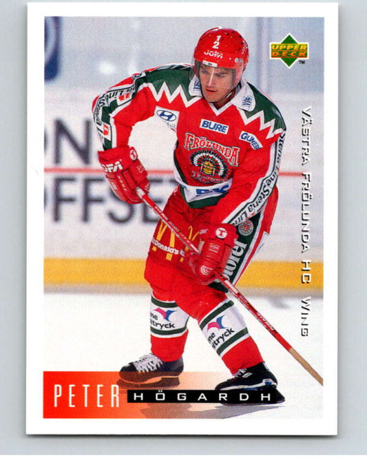1995-96 Swedish Upper Deck #215 Peter Hogardh V80363 Image 1