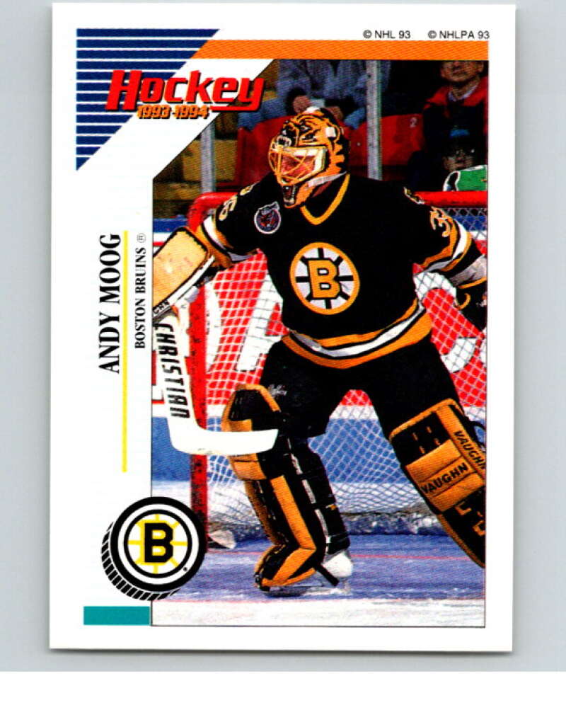 1993-94 Panini Stickers #9 Andy Moog V80401 Image 1