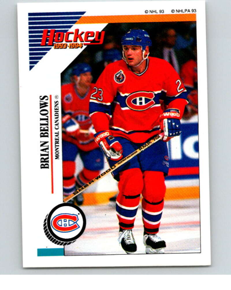 1993-94 Panini Stickers #15 Brian Bellows Montreal Canadiens V80413 Image 1
