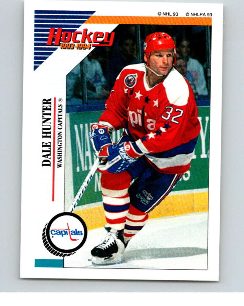 1993-94 Panini Stickers #26 Dale Hunter Washington Capitals V80432 Image 1