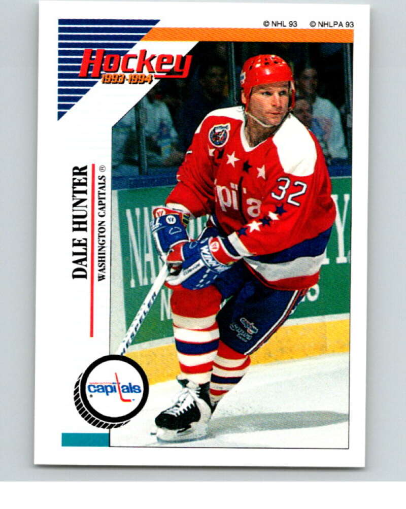 1993-94 Panini Stickers #26 Dale Hunter Washington Capitals V80434 Image 1