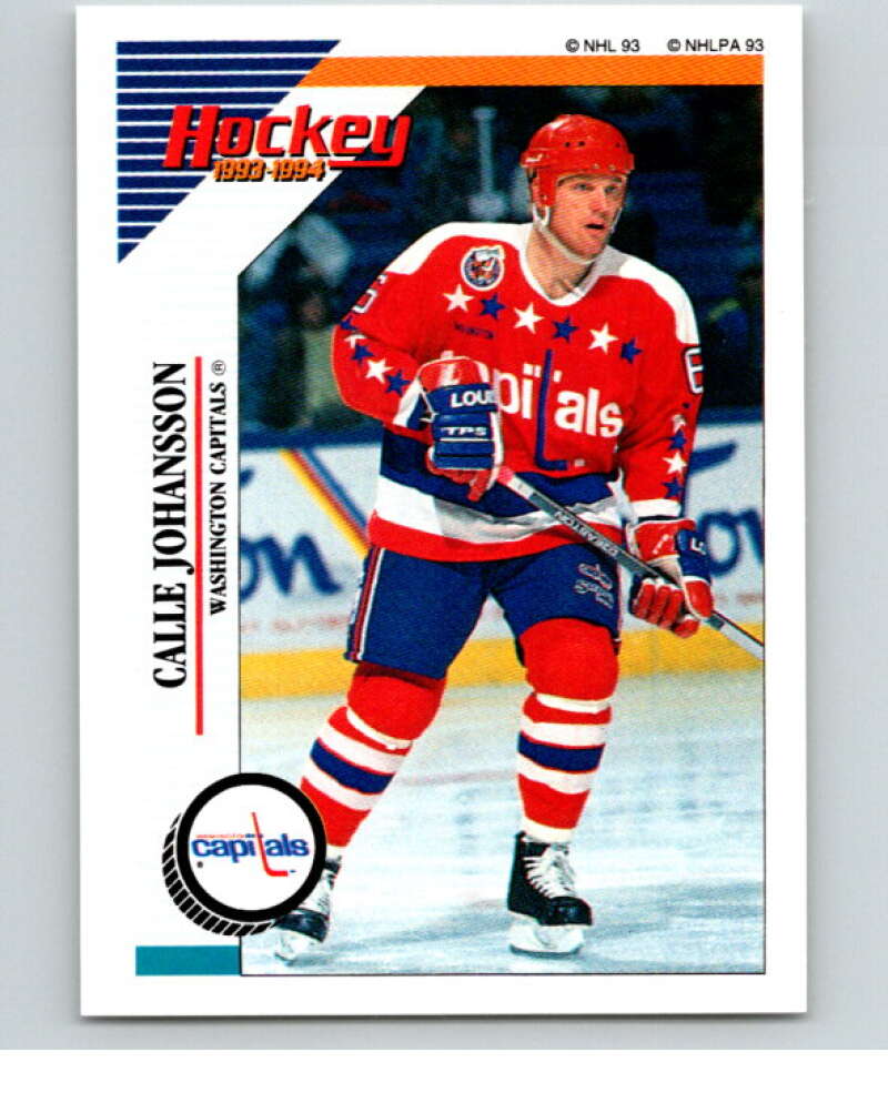 1993-94 Panini Stickers #31 Calle Johansson Washington Capitals V80439 Image 1