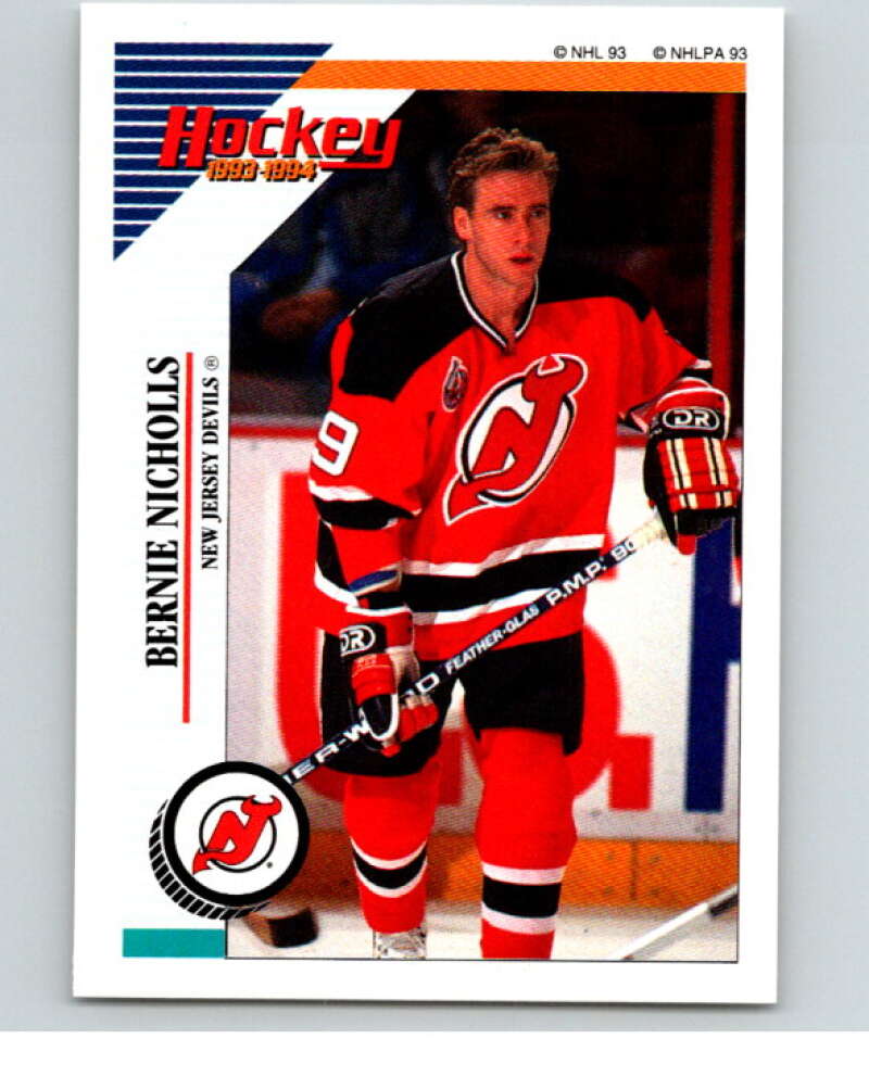 1993-94 Panini Stickers #39 Bernie Nicholls New Jersey Devils V80448 Image 1