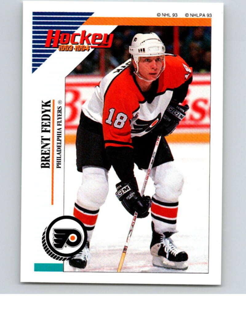 1993-94 Panini Stickers #48 Brent Fedyk Philadelphia Flyers V80456 Image 1