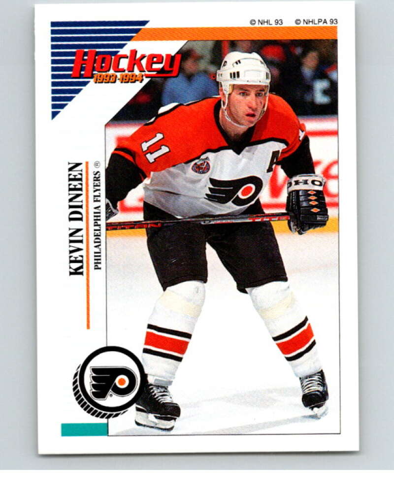 1993-94 Panini Stickers #49 Kevin Dineen Philadelphia Flyers V80457 Image 1