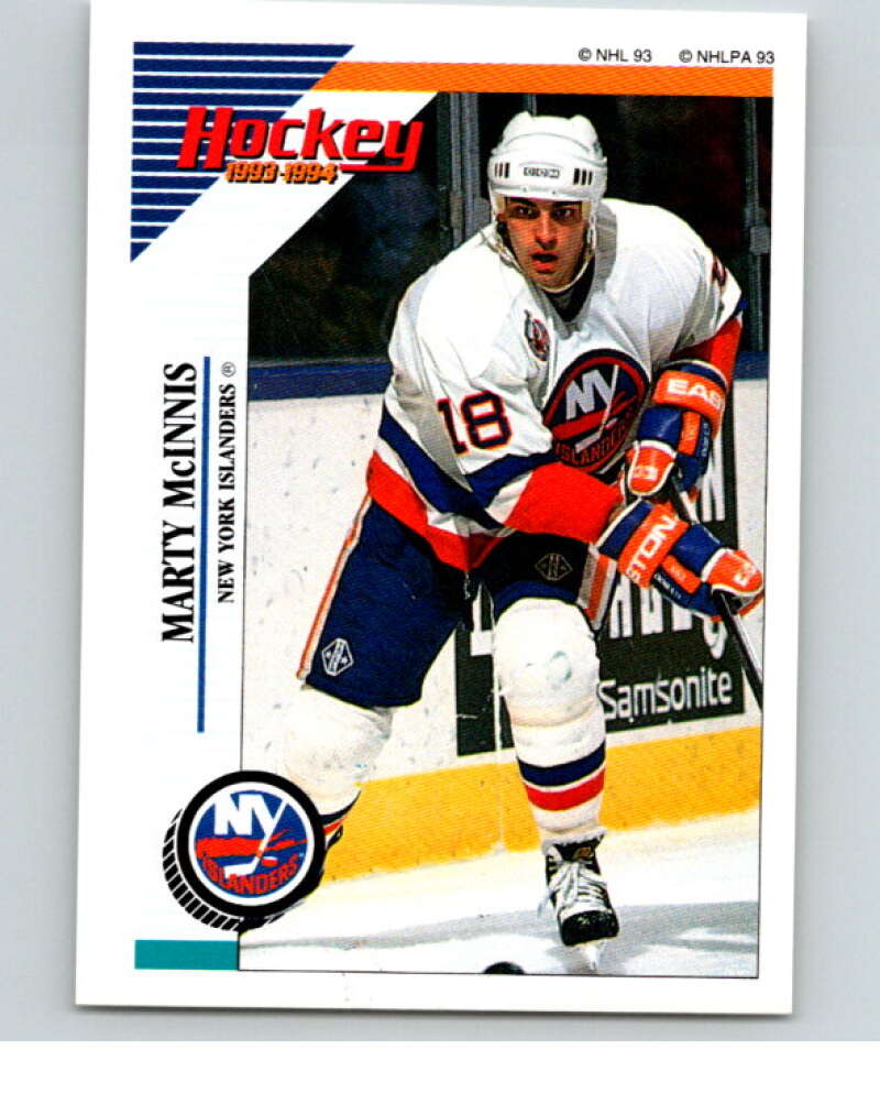 1993-94 Panini Stickers #62 Marty McInnis New York Islanders V80470 Image 1