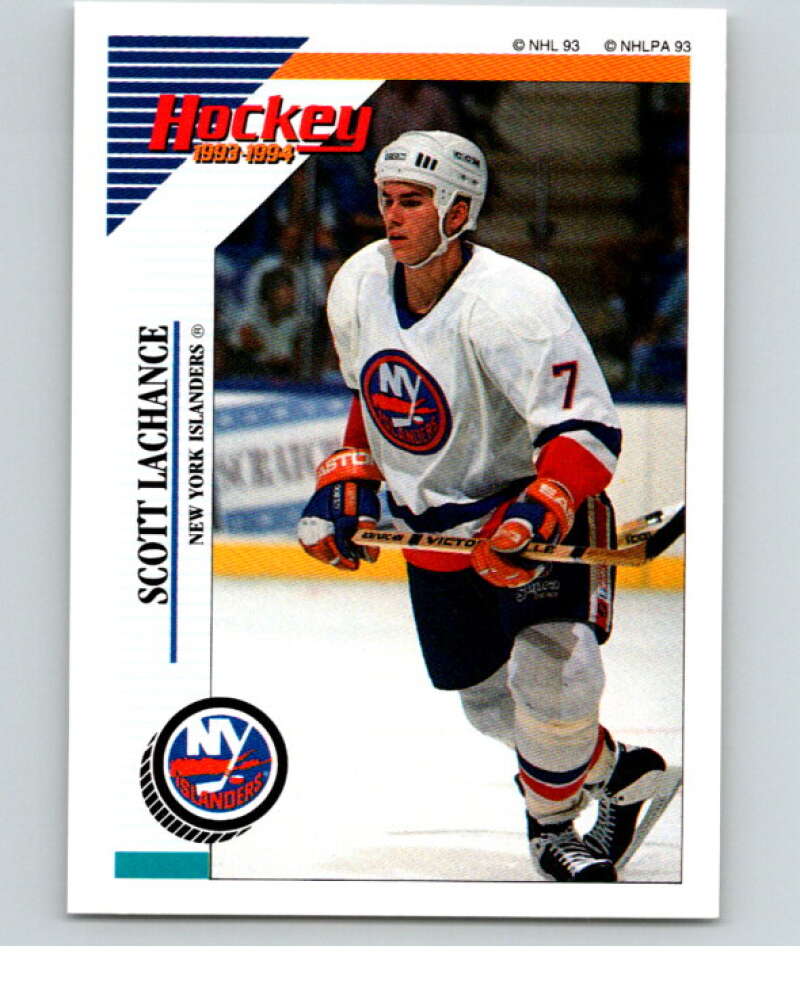1993-94 Panini Stickers #63 Scott Lachance New York Islanders V80471 Image 1
