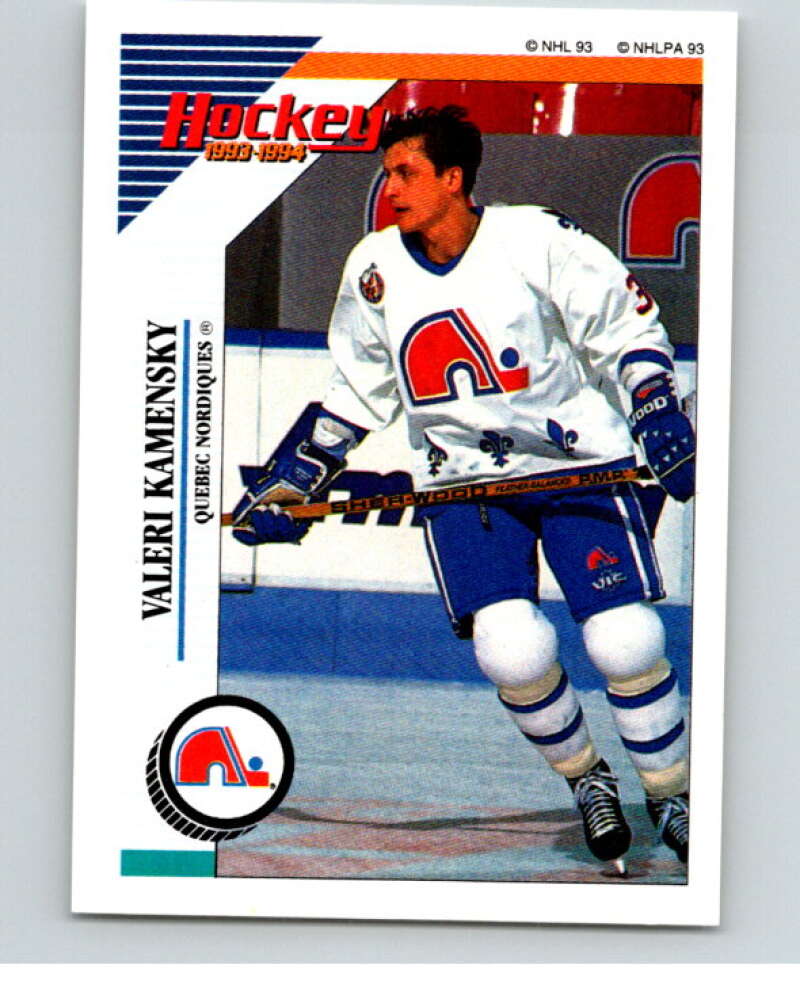 1993-94 Panini Stickers #72 Valeri Kamensky Quebec Nordiques V80490 Image 1