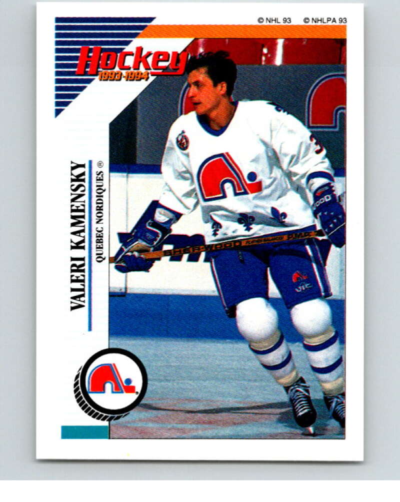 1993-94 Panini Stickers #72 Valeri Kamensky Quebec Nordiques V80491 Image 1