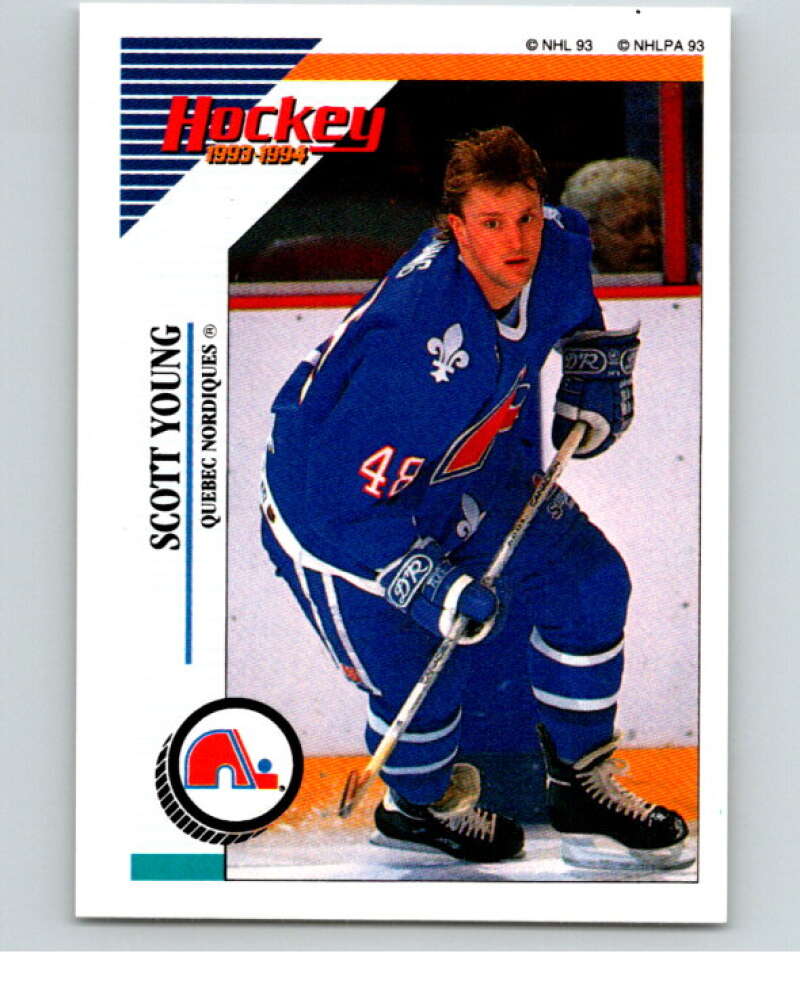 1993-94 Panini Stickers #73 Scott Young Quebec Nordiques V80493 Image 1