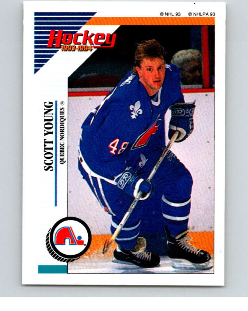 1993-94 Panini Stickers #73 Scott Young Quebec Nordiques V80494 Image 1