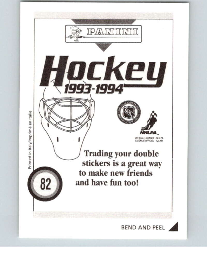 1993-94 Panini Stickers #82 Jaromir Jagr Pittsburgh Penguins V80509 Image 2